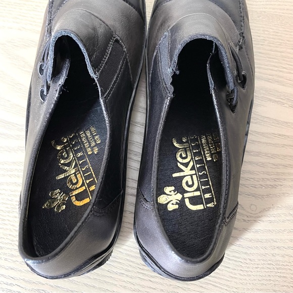 Reiker Antistress Leather Slip-On Loafers Two Tone Brown Black size 6 (37) - Picture 10 of 12